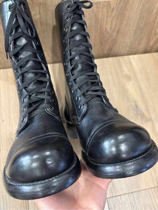 Vtg BF Goodrich Jump Boots Deadstock 9.5R Combat Military Hood Rubber MA Lot I main image 6